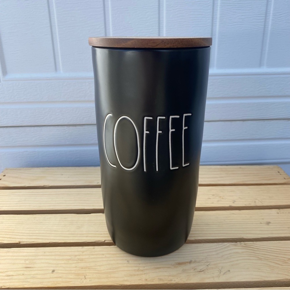 New Rae Dunn Tall Ceramic Coffee Canister